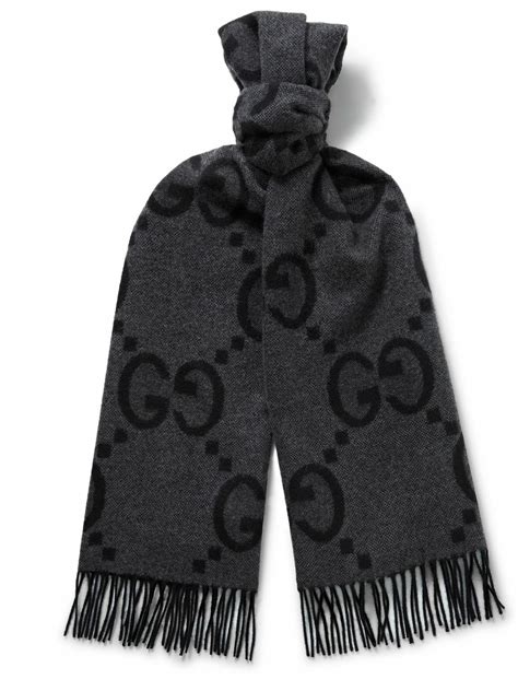 gucci 100 cashmere scarf|Gucci wool scarf sale.